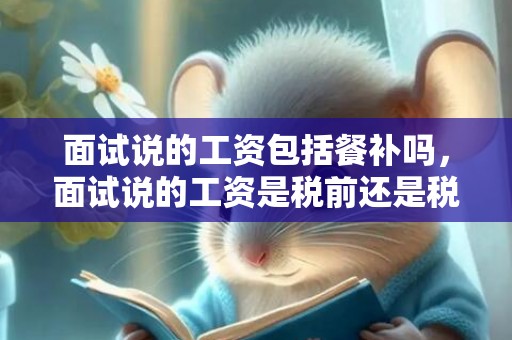 面试说的工资包括餐补吗，面试说的工资是税前还是税后