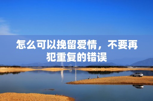 怎么可以挽留爱情，不要再犯重复的错误