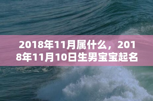 2018年11月属什么，2018年11月10日生男宝宝起名大全，此日生宝宝卦象如何？