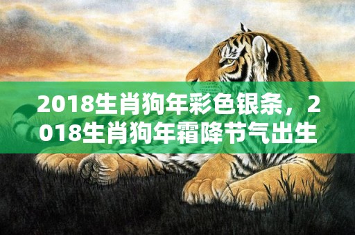 2018生肖狗年彩色银条，2018生肖狗年霜降节气出生的宝宝乳名大全