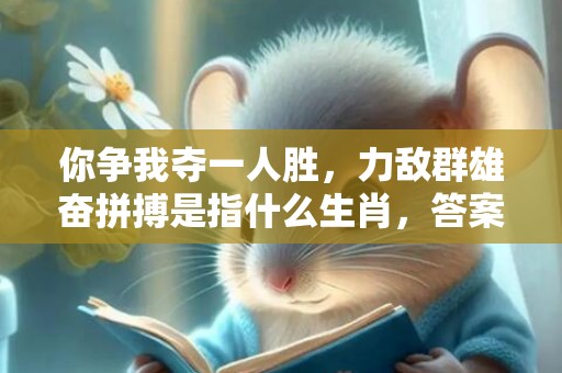 你争我夺一人胜，力敌群雄奋拼搏是指什么生肖，答案解释落实