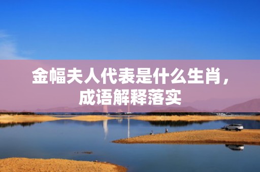 金幅夫人代表是什么生肖，成语解释落实