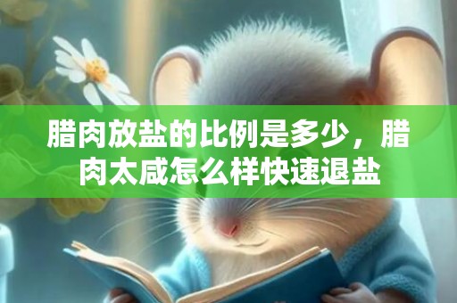 腊肉放盐的比例是多少，腊肉太咸怎么样快速退盐