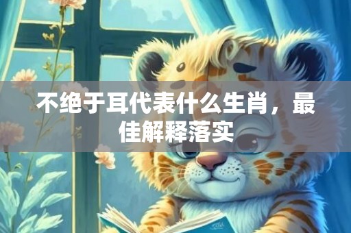 不绝于耳代表什么生肖，最佳解释落实