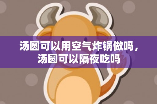 汤圆可以用空气炸锅做吗，汤圆可以隔夜吃吗