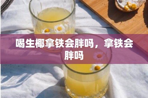 喝生椰拿铁会胖吗，拿铁会胖吗