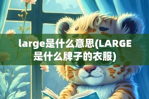 large是什么意思(LARGE是什么牌子的衣服)