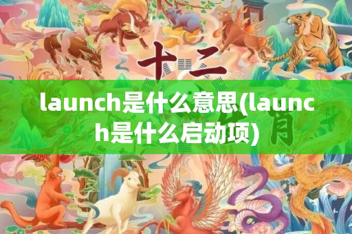 launch是什么意思(launch是什么启动项)