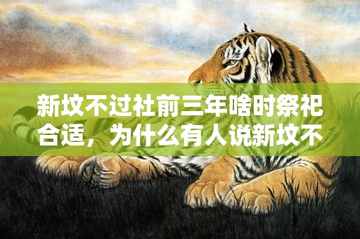 新坟不过社前三年啥时祭祀合适，为什么有人说新坟不过三年不能上坟