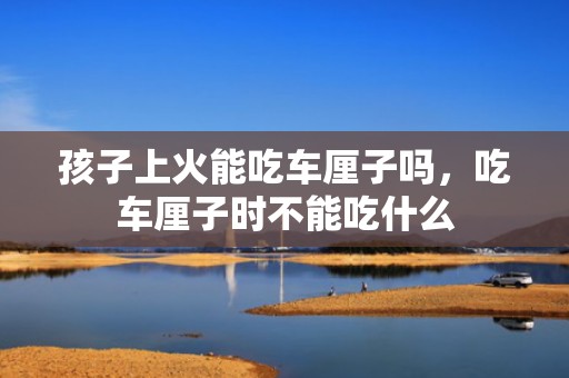 孩子上火能吃车厘子吗，吃车厘子时不能吃什么