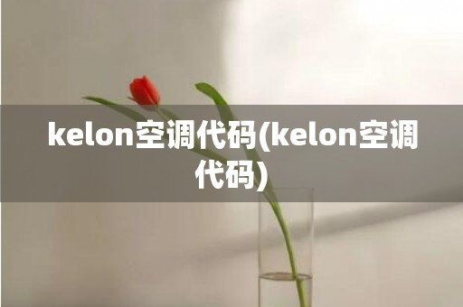 kelon空调代码(kelon空调代码)