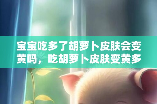 宝宝吃多了胡萝卜皮肤会变黄吗，吃胡萝卜皮肤变黄多久恢复