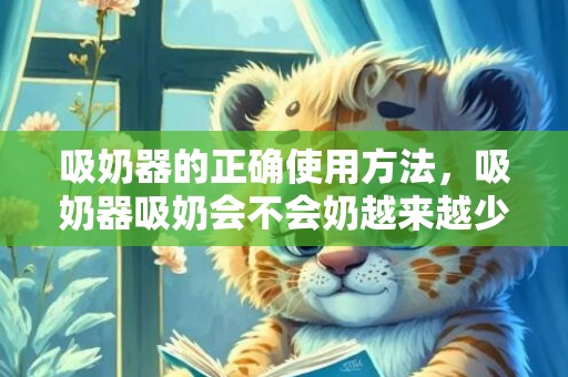 吸奶器的正确使用方法，吸奶器吸奶会不会奶越来越少