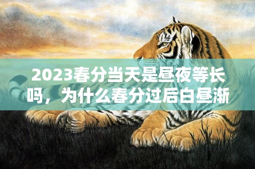 2023春分当天是昼夜等长吗，为什么春分过后白昼渐长
