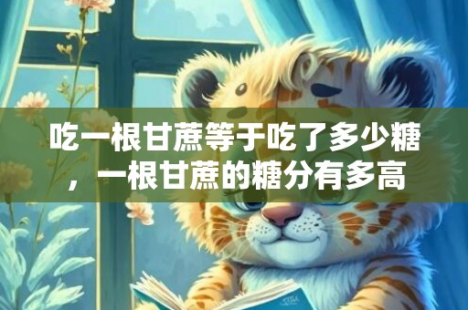 吃一根甘蔗等于吃了多少糖，一根甘蔗的糖分有多高
