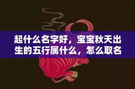 起什么名字好，宝宝秋天出生的五行属什么，怎么取名？