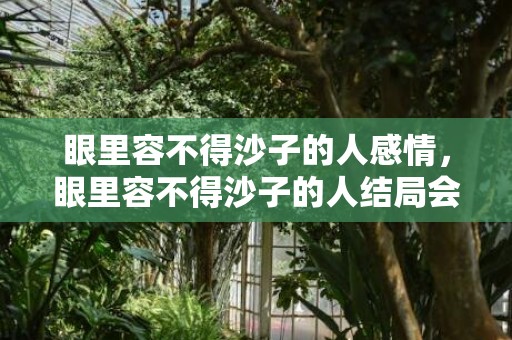 眼里容不得沙子的人感情，眼里容不得沙子的人结局会怎么样？感情容不得沙子的女人