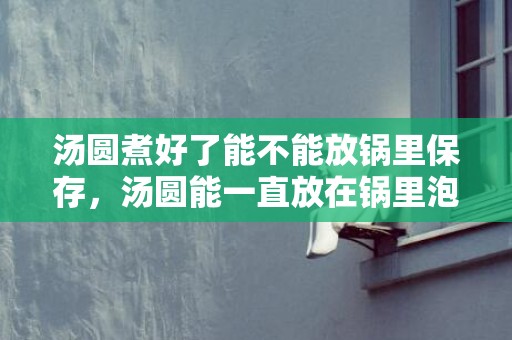 汤圆煮好了能不能放锅里保存，汤圆能一直放在锅里泡着吗