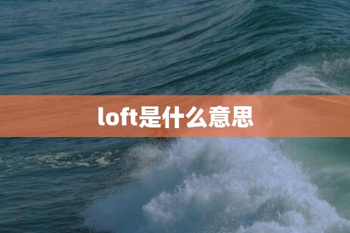 loft是什么意思