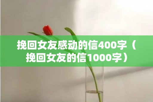挽回女友感动的信400字（挽回女友的信1000字）