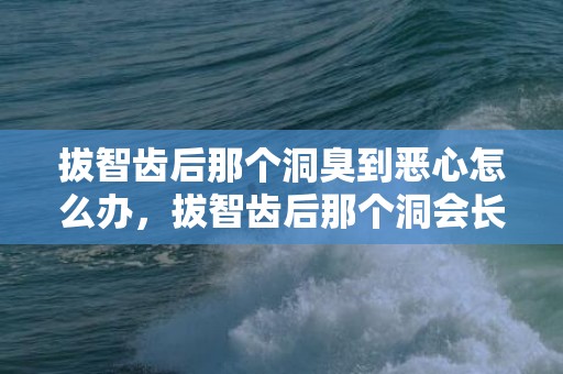 拔智齿后那个洞臭到恶心怎么办，拔智齿后那个洞会长平吗