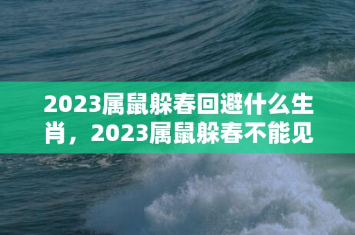 2023属鼠躲春回避什么生肖，2023属鼠躲春不能见什么属相