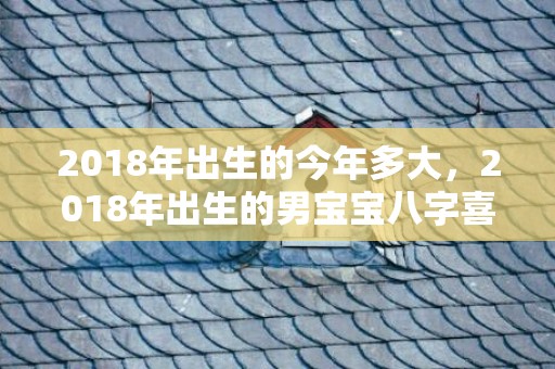 2018年出生的今年多大，2018年出生的男宝宝八字喜火的字推荐？
