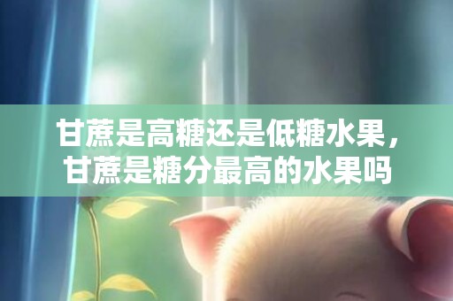 甘蔗是高糖还是低糖水果，甘蔗是糖分最高的水果吗