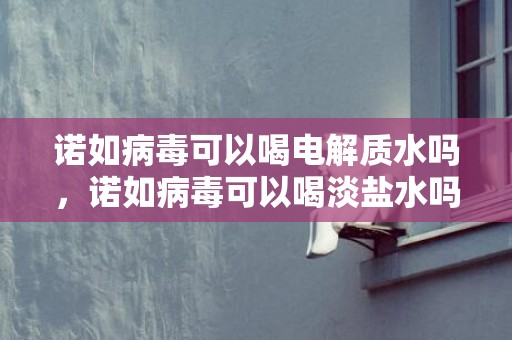 诺如病毒可以喝电解质水吗，诺如病毒可以喝淡盐水吗