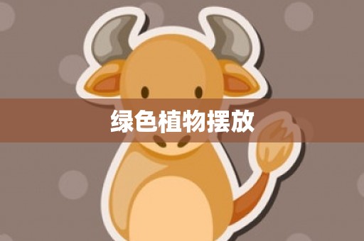 绿色植物摆放