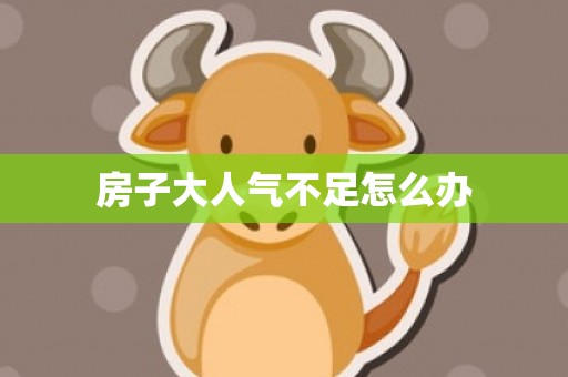 房子大人气不足怎么办