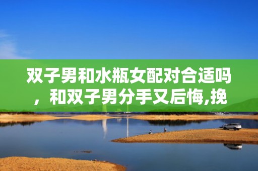 双子男和水瓶女配对合适吗，和双子男分手又后悔,挽回双子座男的最佳时间