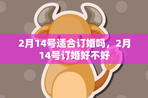 2月14号适合订婚吗，2月14号订婚好不好