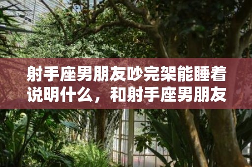 射手座男朋友吵完架能睡着说明什么，和射手座男朋友吵架后怎么办,7个方法处理