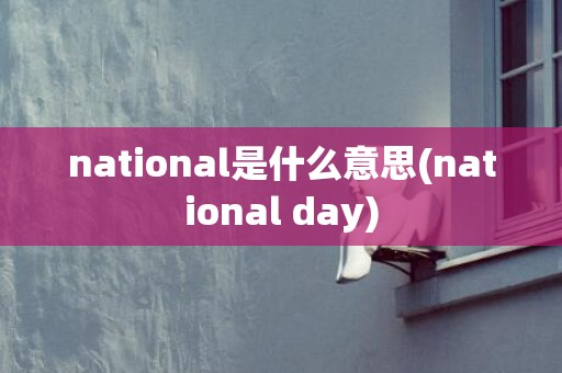 national是什么意思(national day)