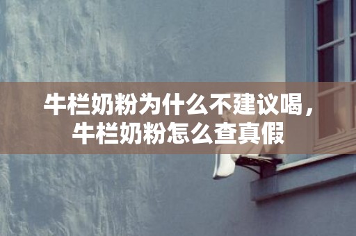 牛栏奶粉为什么不建议喝，牛栏奶粉怎么查真假