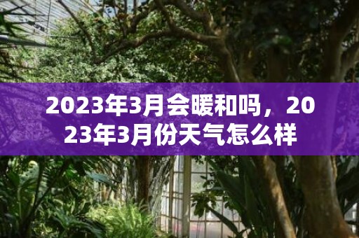 2023年3月会暖和吗，2023年3月份天气怎么样