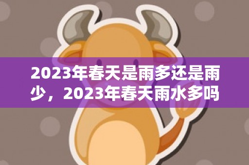 2023年春天是雨多还是雨少，2023年春天雨水多吗南方