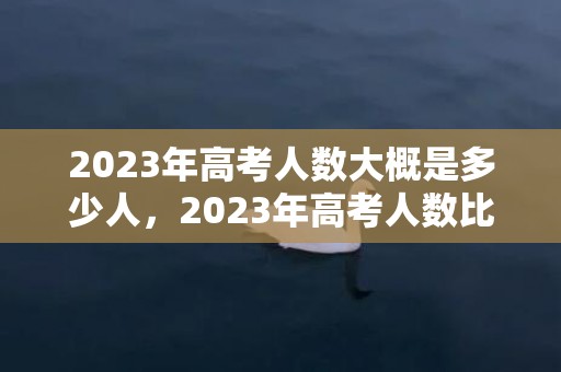 2023年高考人数大概是多少人，2023年高考人数比2022年多吗