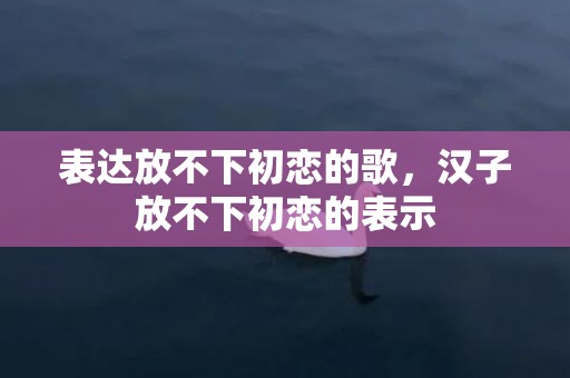 表达放不下初恋的歌，汉子放不下初恋的表示