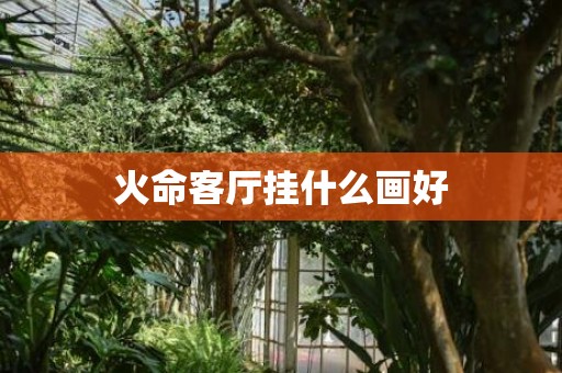 火命客厅挂什么画好
