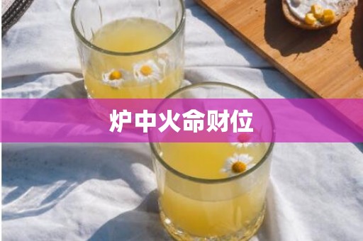 炉中火命财位