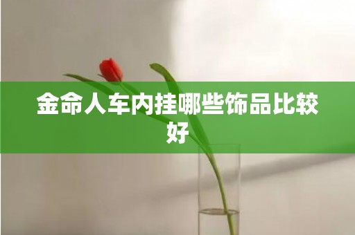 金命人车内挂哪些饰品比较好