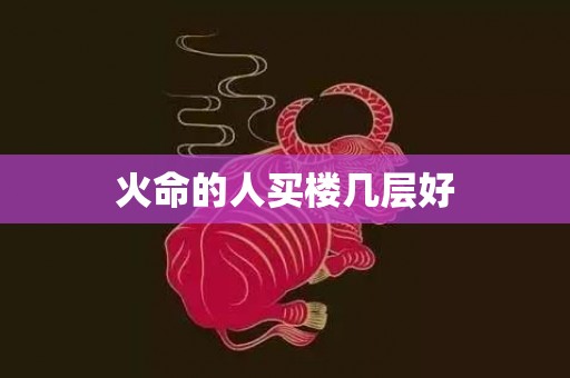 火命的人买楼几层好