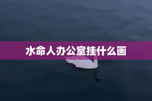 水命人办公室挂什么画