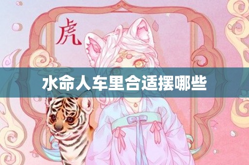水命人车里合适摆哪些