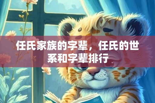 任氏家族的字辈，任氏的世系和字辈排行