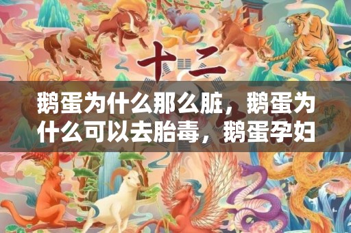 鹅蛋为什么那么脏，鹅蛋为什么可以去胎毒，鹅蛋孕妇几个月吃最好