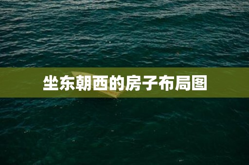 坐东朝西的房子布局图