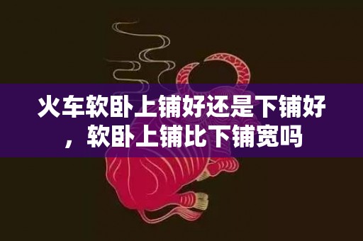 火车软卧上铺好还是下铺好，软卧上铺比下铺宽吗